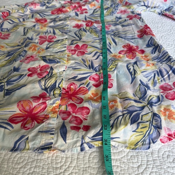 Lauren Ralph Lauren Floral Blouse in Pink and Blue - Picture 7 of 8